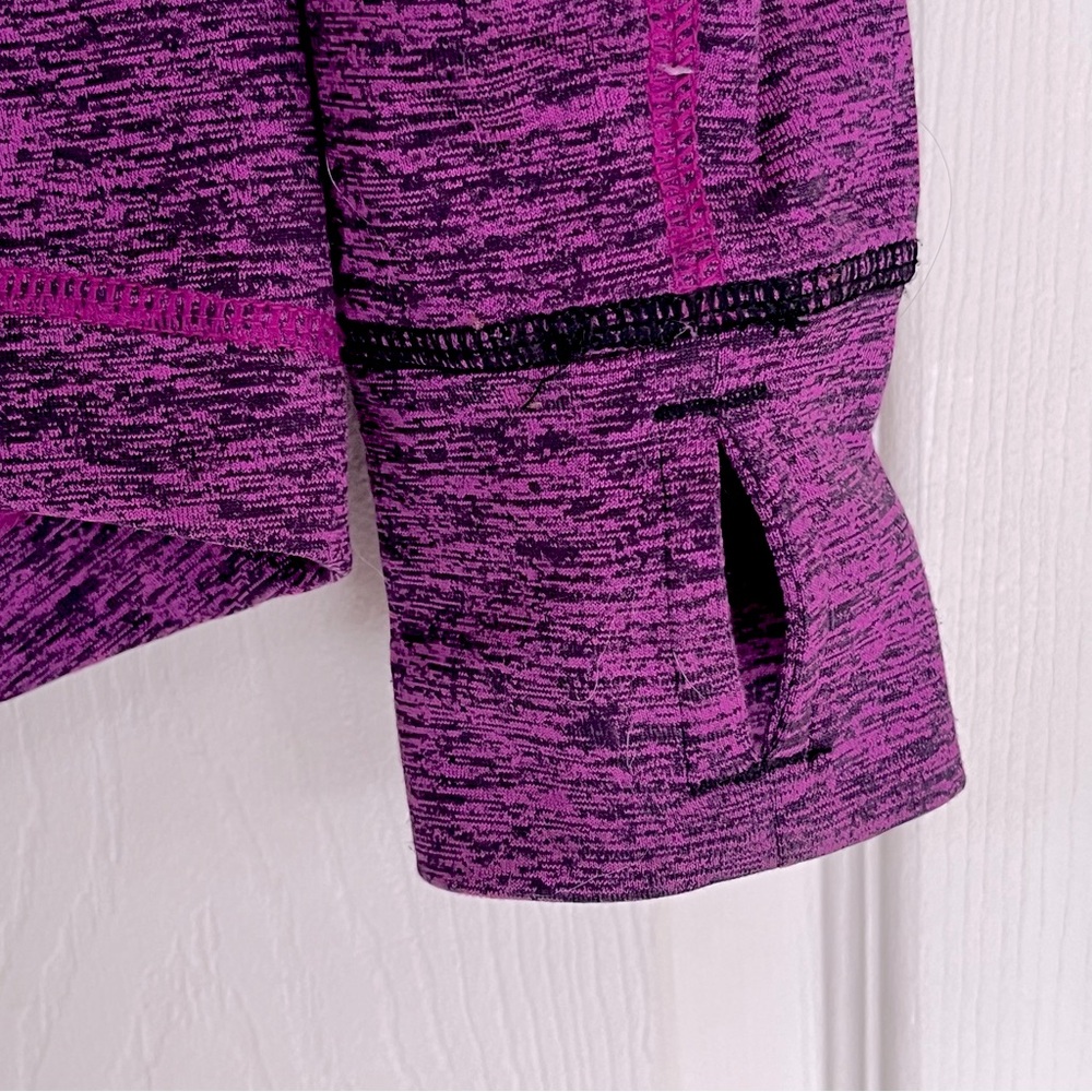 🌸3/$25 Target C9 Champion Duo Dry Zip-Up Space-dye Purple & Black Hoodie, Size S - Picture 4 of 13